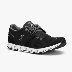 On Cloud Black White Running Shoes
